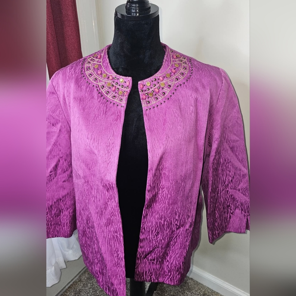 Alfred Dunner Womens 16P Jacket 16 PETITE